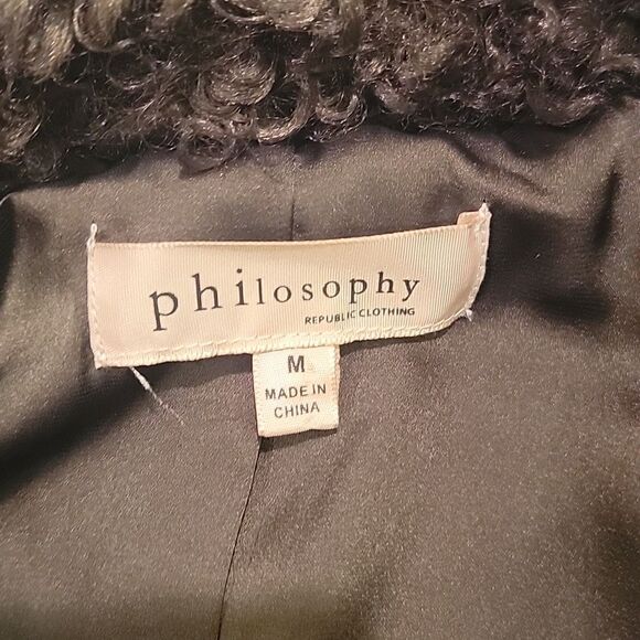 Philosophy green poodle coat sz med - Picture 7 of 11